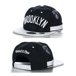 MITCHELL AND NESS BROOKLYN NETS NBA SNAPBACK CASQUETTE