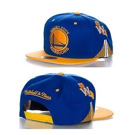 MITCHELL AND NESS GOLDEN STATE WARRIORS NBA SNAPBACK CASQUETTE